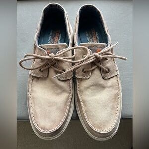 Skechers Tan Boat Shoes for Men